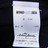 WIND AND SEA ウィンダンシー WDS-C-TRS-25-Q4-02 × The Rolling Stones WDS S/S Tee ローリングストーンズ 半袖 Tシャツ カットソー ブラック系 M【新古品】【未使用】【中古】