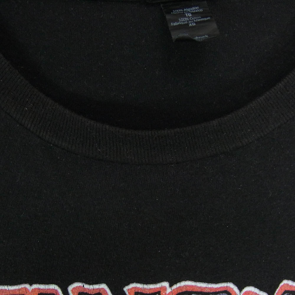 HARLEY DAVIDSON ハーレーダビッドソン 10s GUNS N' ROSES ガンズ・アンド・ローゼズ 半袖 ハンドTシャツ ブラック系 XL【中古】