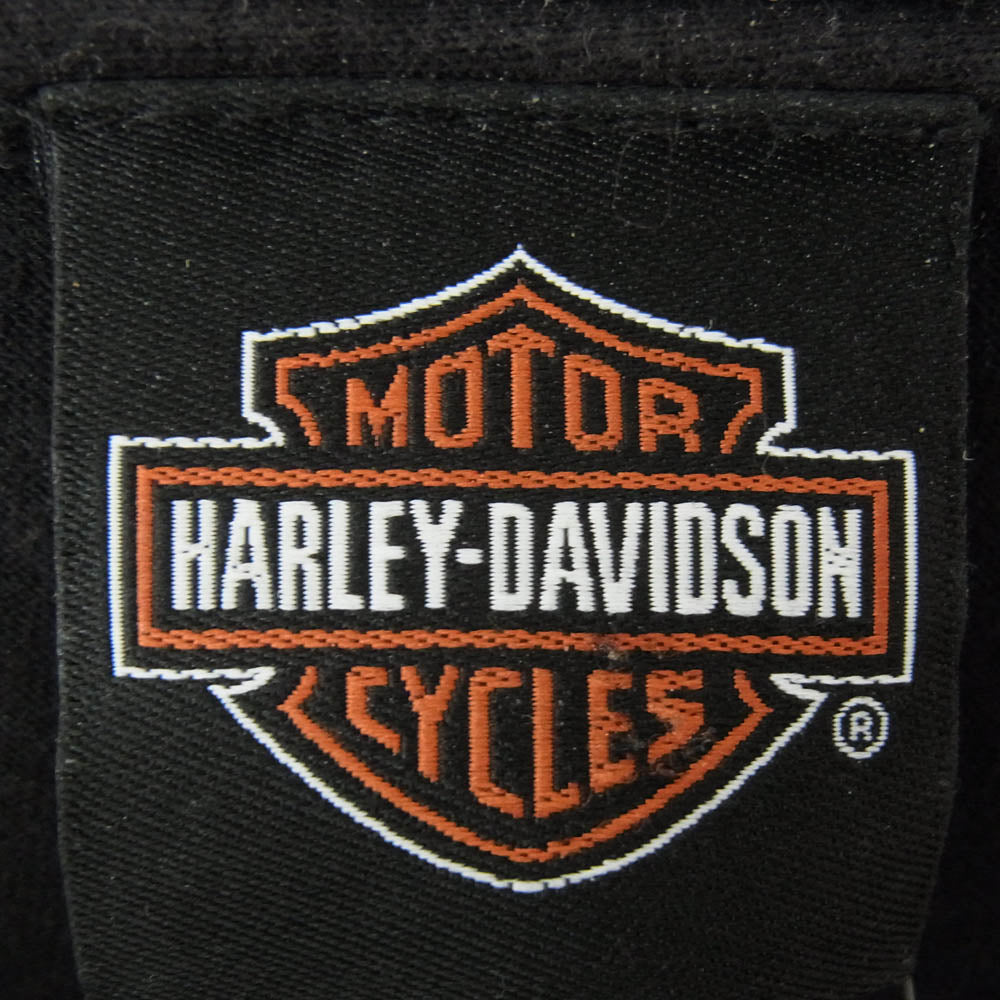 HARLEY DAVIDSON ハーレーダビッドソン 10s GUNS N' ROSES ガンズ・アンド・ローゼズ 半袖 ハンドTシャツ ブラック系 XL【中古】