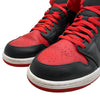 NIKE ナイキ DQ8426-060 Air Jordan 1 Mid Bred Toeエアジョーダン1 ミッド ブレッドトゥ スニーカー ブラック系 30cm【中古】