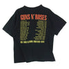 ヴィンテージ 90s USA製 GUNS N' ROSES ガンズ・アンド・ローゼズ 半袖 ハンド Tシャツ 袖シングル 裾ダブル BROCKUM ブラック系 L【中古】