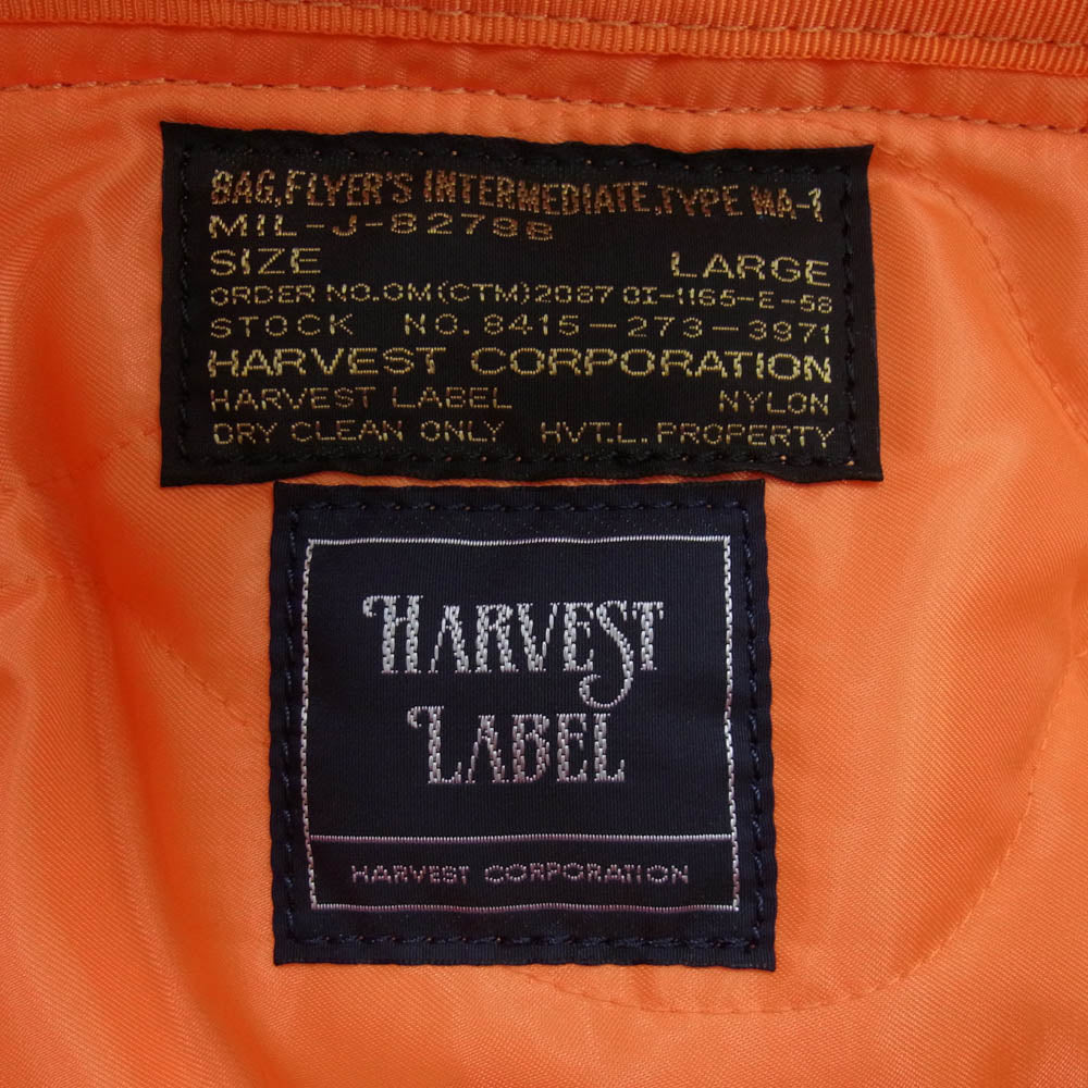TMT ティーエムティー HJH-4035 × HARVEST LABEL ハーヴェストレーベル FLYER'S TYPE MA-1 3WAY ショルダー バックパック バッグ ブラック系 縦 31cm　横 51cm　厚み 16cm【極上美品】【中古】