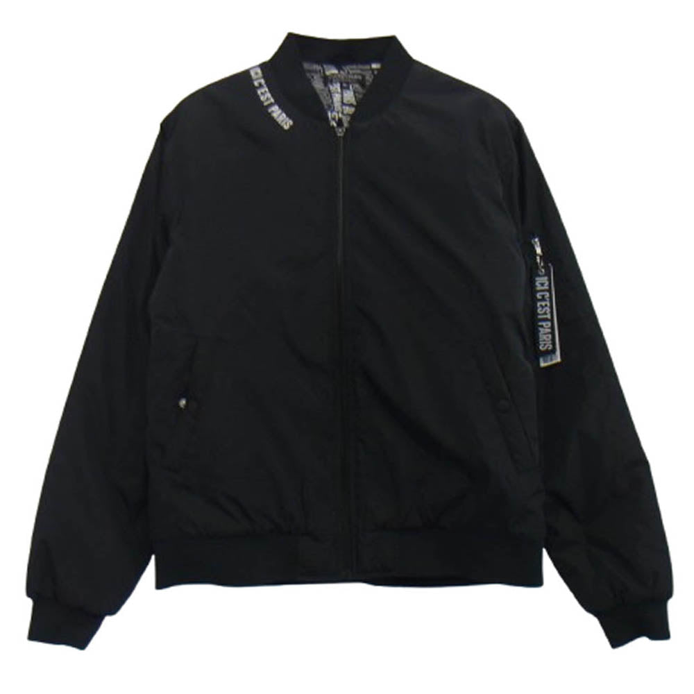 パリサンジェルマン WEEPLAY ICI CEST PARIS BOMBER ジャケット ブラック系 XL【極上美品】【中古】