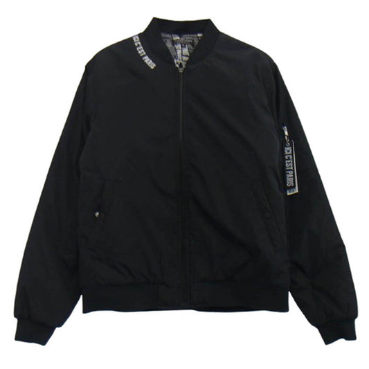 パリサンジェルマン WEEPLAY ICI CEST PARIS BOMBER ジャケット ブラック系 XL【極上美品】【中古】