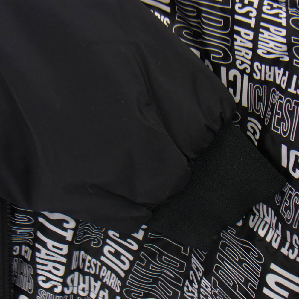パリサンジェルマン WEEPLAY ICI CEST PARIS BOMBER ジャケット ブラック系 XL【極上美品】【中古】