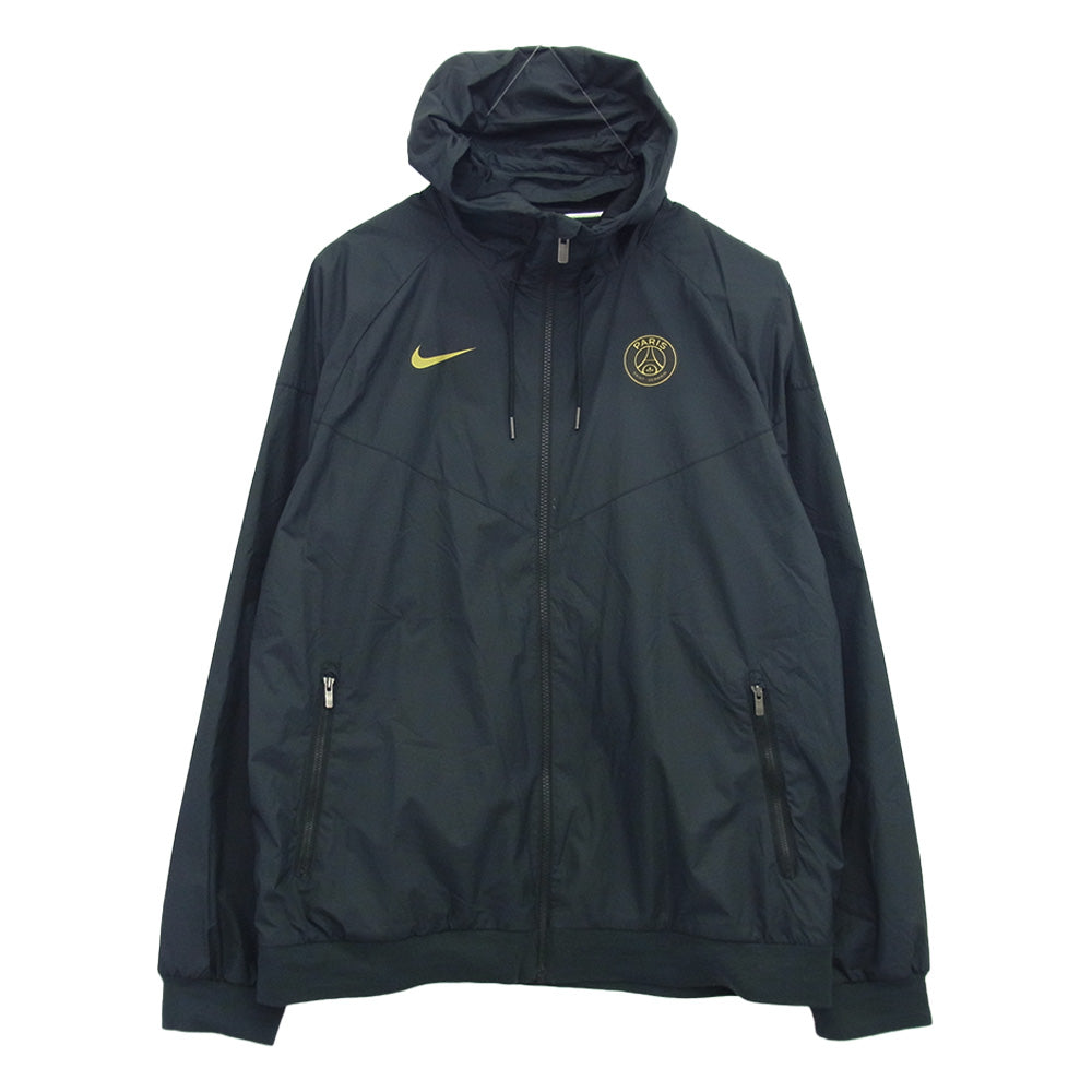 NIKE ナイキ CI9274-010 × PARIS SAINT GERMAIN 50th Anniversary Collection パリサンジェルマン ウインドランナー　ナイロンジャケット ブラック系 XL【中古】