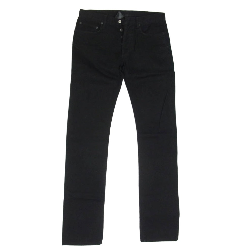 DIOR HOMME ディオールオム ボタンフライ スキニー デニム パンツ ブラック系 30【中古】