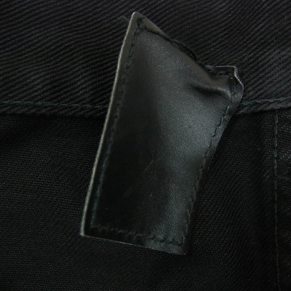 DIOR HOMME ディオールオム ボタンフライ スキニー デニム パンツ ブラック系 30【中古】
