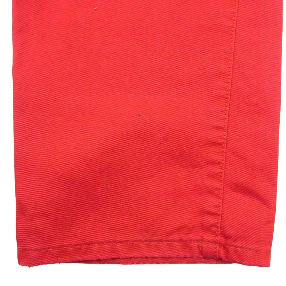 DIOR HOMME ディオールオム ボタンフライ スキニー パンツ レッド系 30【中古】
