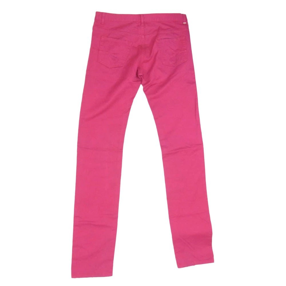 DIOR HOMME ディオールオム ボタンフライ スキニー パンツ ピンク系 32【中古】