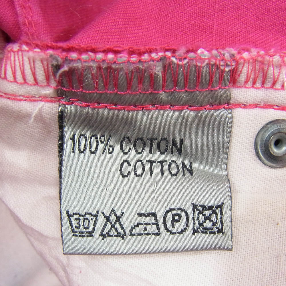 DIOR HOMME ディオールオム ボタンフライ スキニー パンツ ピンク系 32【中古】