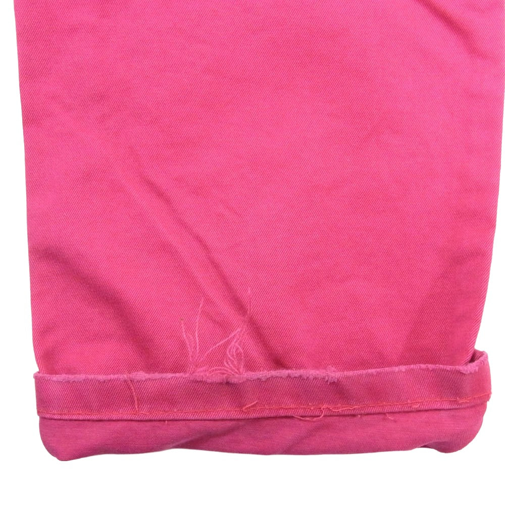 DIOR HOMME ディオールオム ボタンフライ スキニー パンツ ピンク系 32【中古】