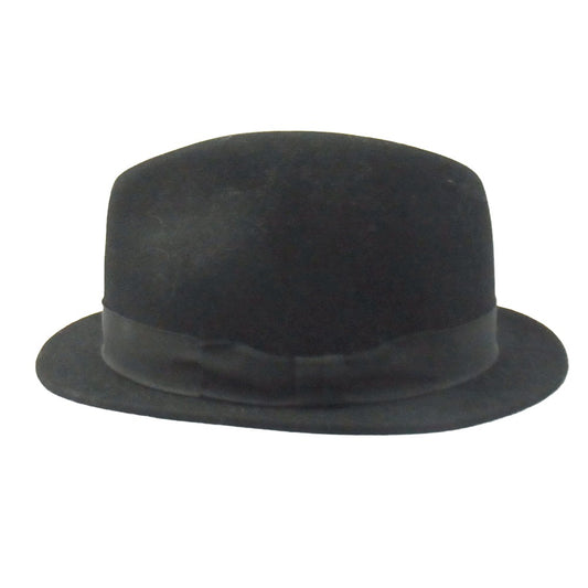 DIOR HOMME ディオールオム 06SS 6EH1090217 エディ期 ウール 中折れ ハット 帽子 ブラック系 61【中古】