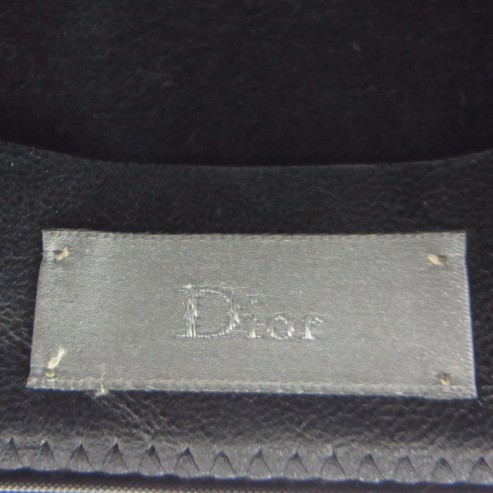 DIOR HOMME ディオールオム 05AW 5HH1095092 エディ期 ウール 中折れ ハット 帽子 ブラック系 61 USA7 5/8【中古】
