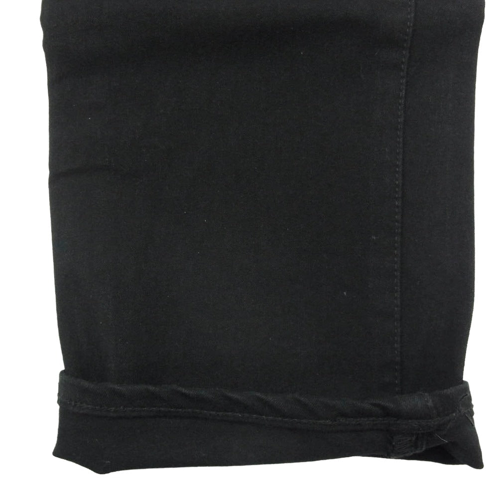 DIOR HOMME ディオールオム 07SS 6HH1013564 エディ期 ボタンフライ ストレッチ スキニー パンツ ブラック系 32【中古】