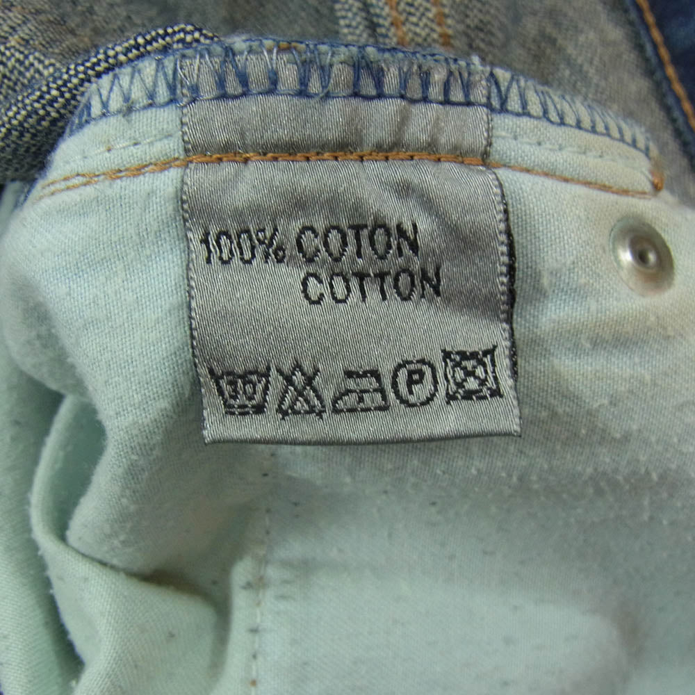 DIOR HOMME ディオールオム ボタンフライ スキニー デニム パンツ インディゴブルー系 31【中古】