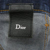 DIOR HOMME ディオールオム ボタンフライ ストレッチ スキニー デニム パンツ インディゴブルー系 33【中古】