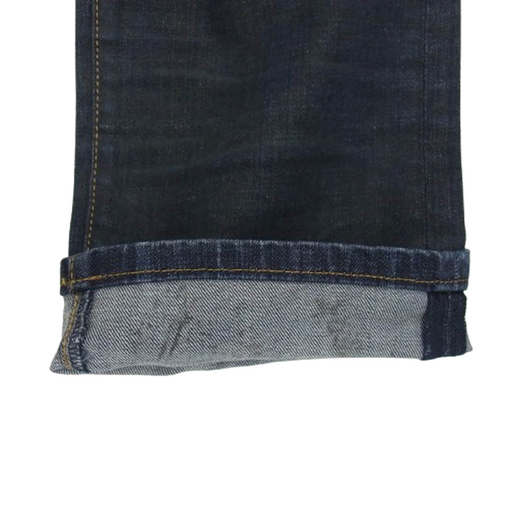 DIOR HOMME ディオールオム ボタンフライ ストレッチ スキニー デニム パンツ インディゴブルー系 33【中古】