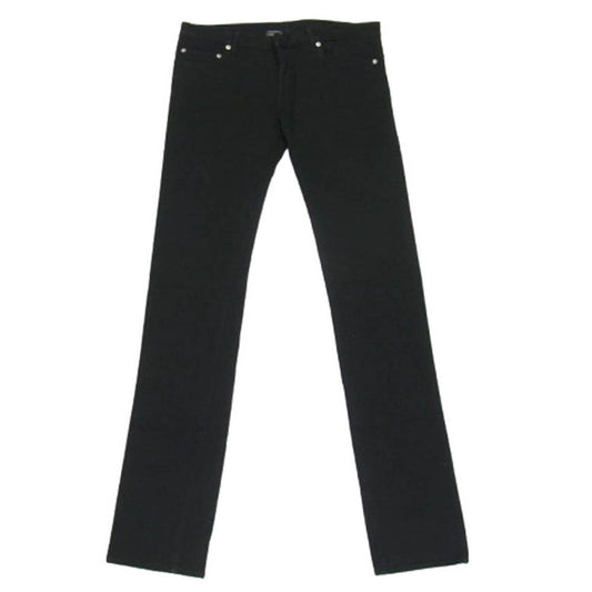 DIOR HOMME ディオールオム 7E3110460187 レーヨン混 ストレッチ スキニー パンツ ブラック系 32【中古】