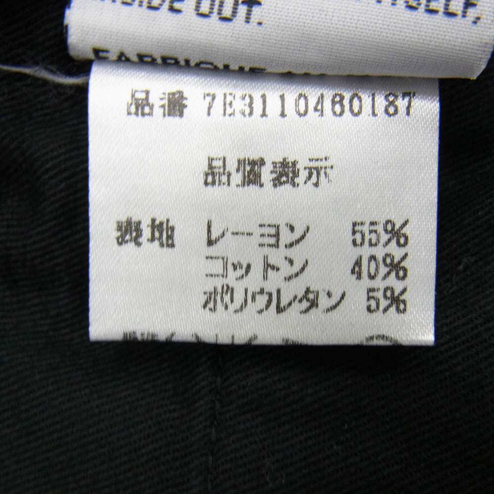 DIOR HOMME ディオールオム 7E3110460187 レーヨン混 ストレッチ スキニー パンツ ブラック系 32【中古】