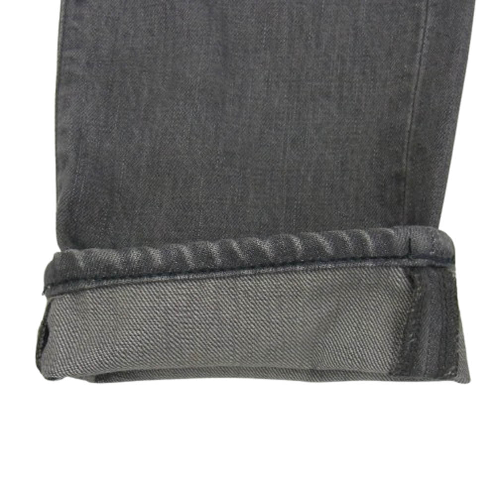 DIOR HOMME ディオールオム 05SS エディ期 グリッターラメコーティング デニム パンツ ブラック系 30【中古】