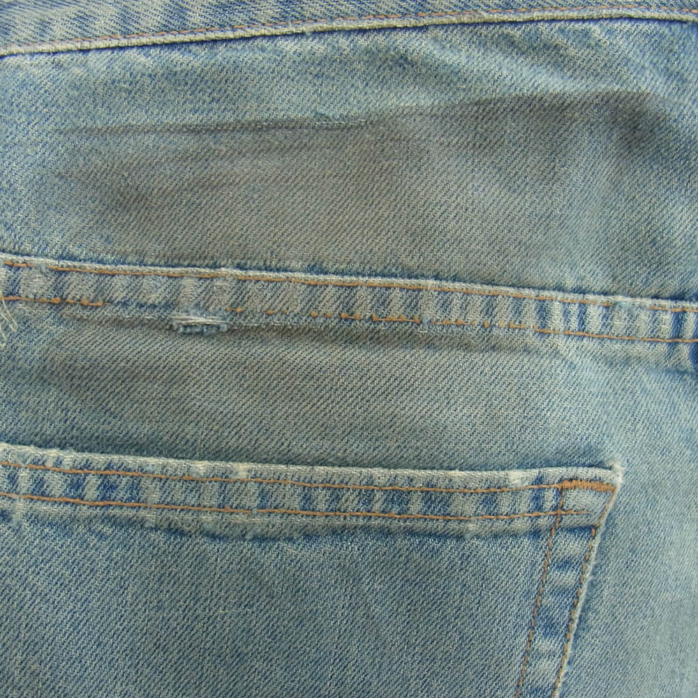 DIOR HOMME ディオールオム 06SS 6EH1011474 エディ期 リペア ダメージスキニー デニム パンツ インディゴブルー系 30【中古】