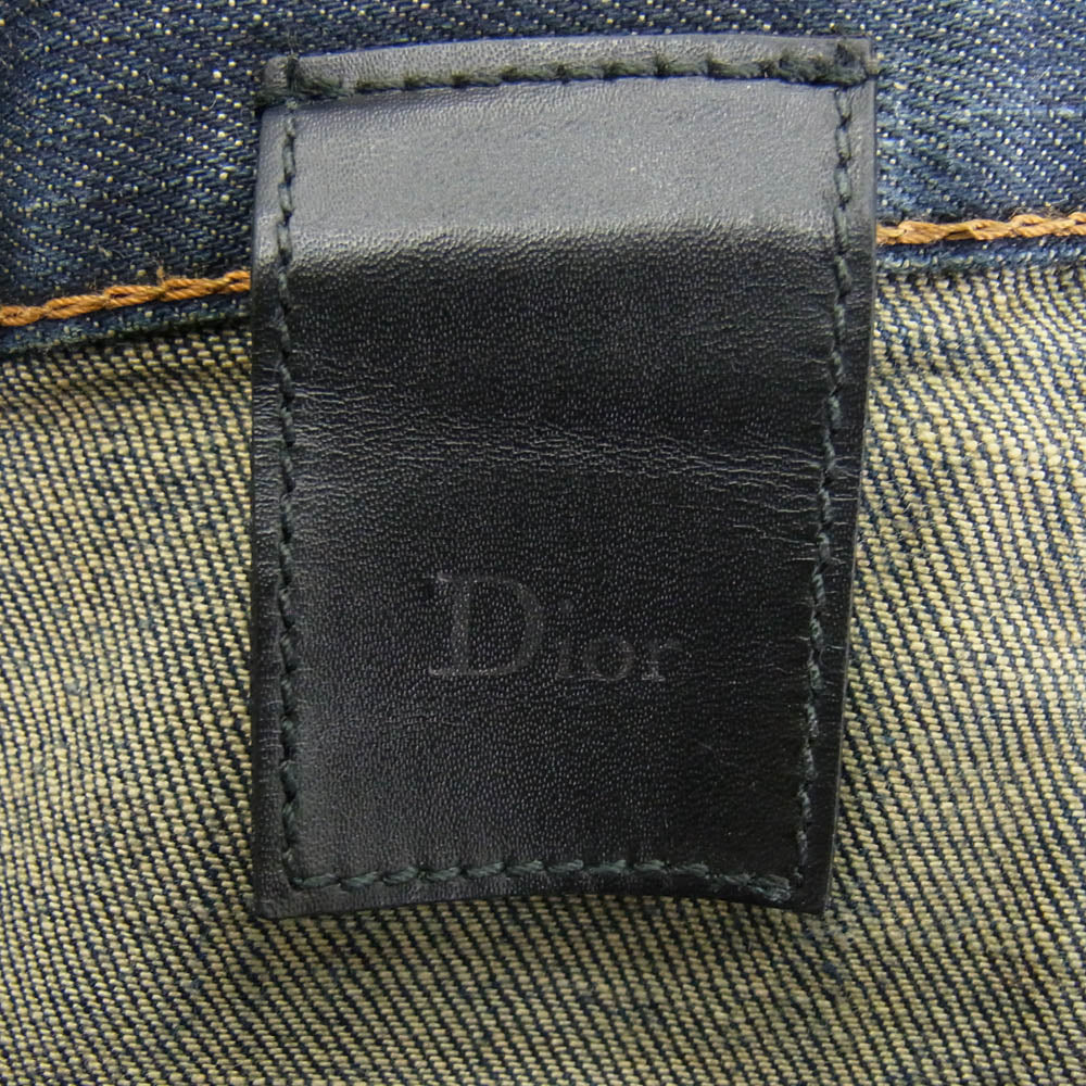 DIOR HOMME ディオールオム 07AW 7H3111080585 エディ期 JAKE ジェイク JAKE ジェイク ヴィンテージ加工 スキニーデニムパンツ インディゴブルー系 33【中古】