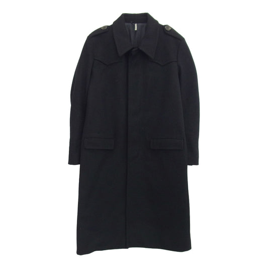 DIOR HOMME ディオールオム 05AW 5HH1036970 エディ期 GLAM期 ウール ロング コート ブラック系 50【中古】