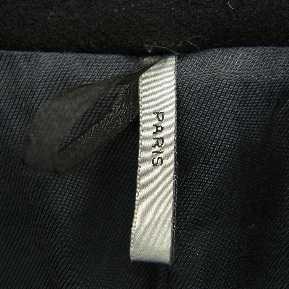 DIOR HOMME ディオールオム 05AW 5HH1036970 エディ期 GLAM期 ウール ロング コート ブラック系 50【中古】