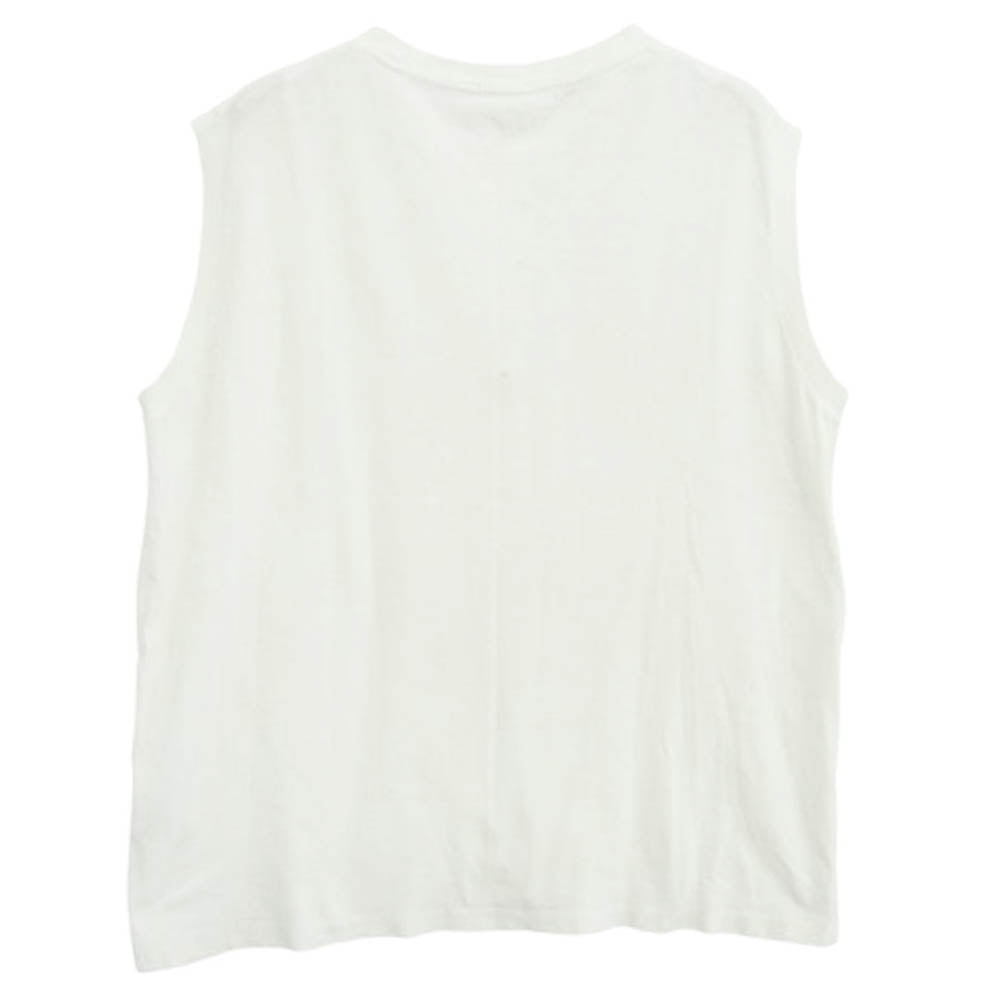 COMOLI コモリ 22SS V01-05016 空紡天竺 ノースリーブ カットソー ホワイト系 3【中古】