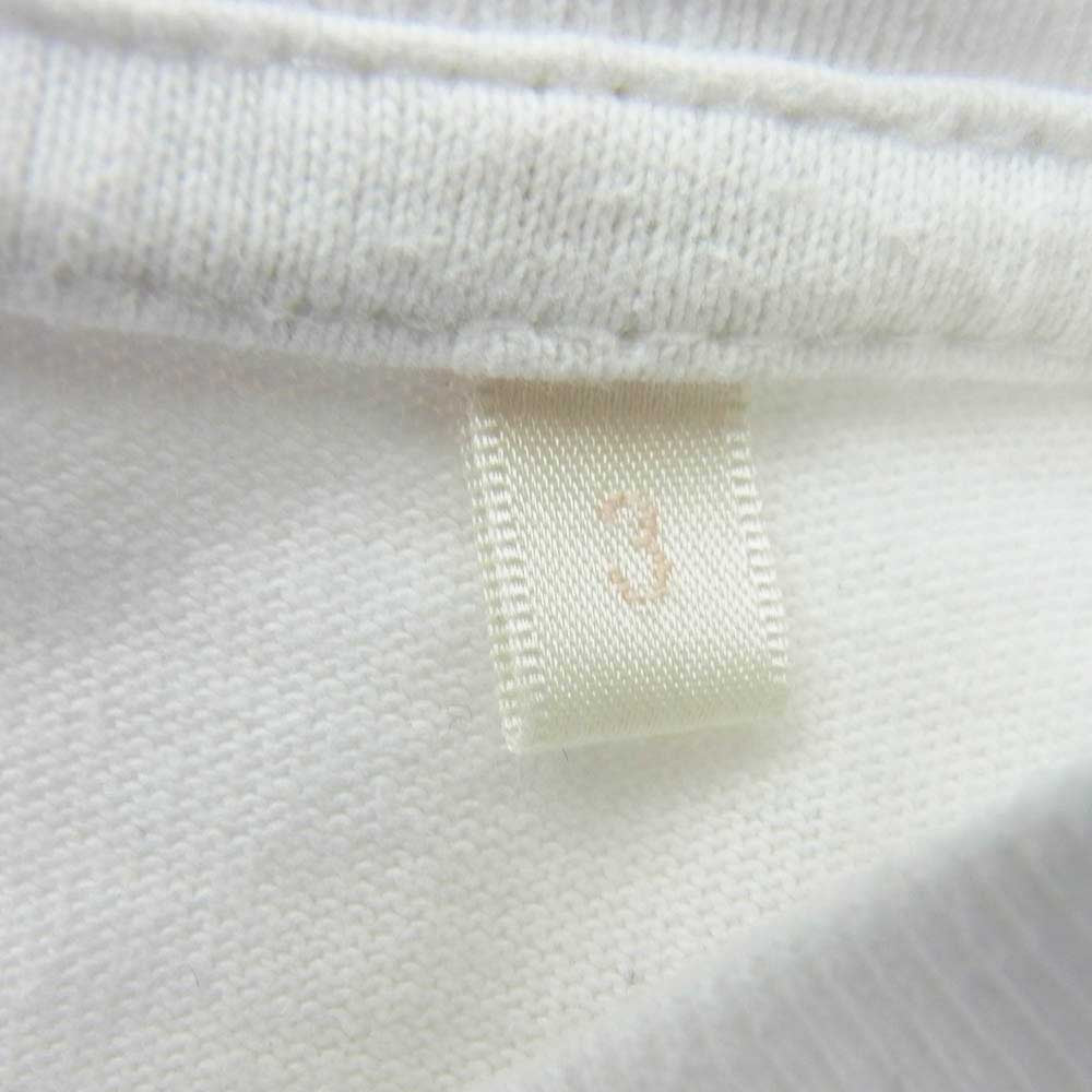 COMOLI コモリ 22SS V01-05016 空紡天竺 ノースリーブ カットソー ホワイト系 3【中古】