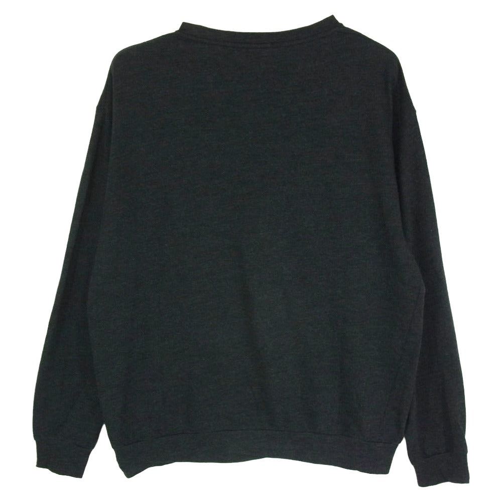 COMOLI コモリ 21AW U03-05006 ウール 天竺 長袖 クルー ニット ダークグレー系 2【中古】