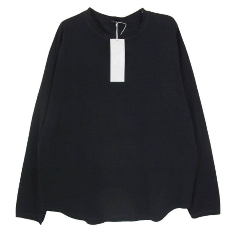 COMOLI コモリ 20SS R01-05009 シルクネップ ジャージ 長袖 クルー ブラック系 3【中古】