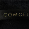 COMOLI コモリ 20SS R01-05009 シルクネップ ジャージ 長袖 クルー ブラック系 3【中古】