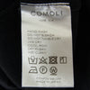 COMOLI コモリ 20SS R01-05009 シルクネップ ジャージ 長袖 クルー ブラック系 3【中古】