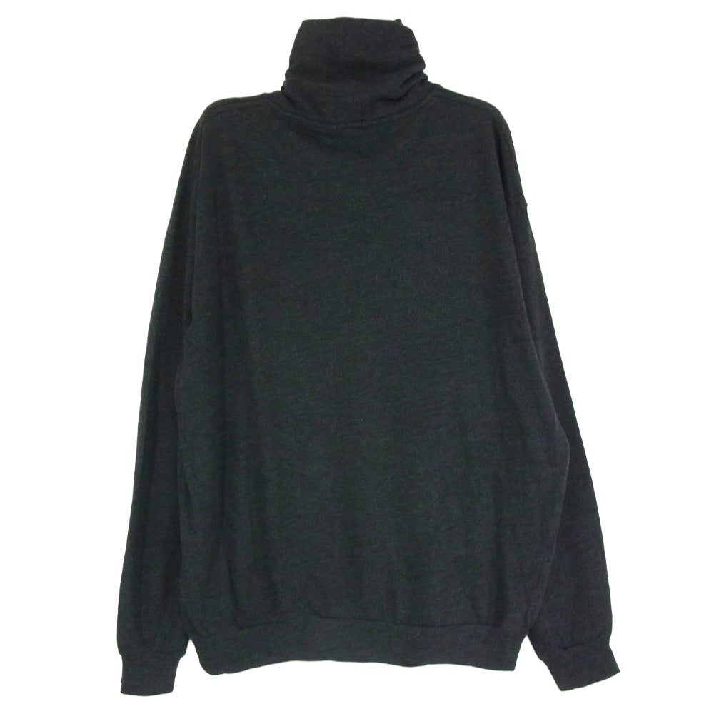 COMOLI コモリ 21AW U03-05007 ウール 天竺 長袖 タートルネック ニット ダークグレー系 2【中古】
