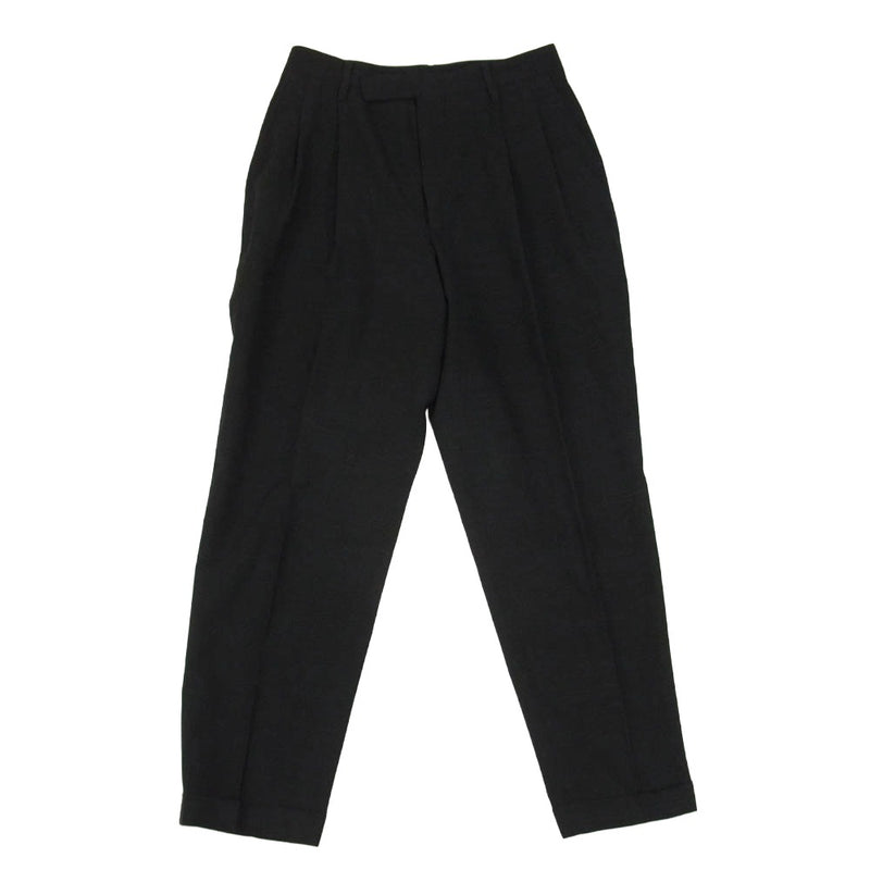 COMOLI コモリ 22SS R01-03001 SUMMER WOOL 2TUCK PT サマーウール2タックパンツ ブラック系 2【中古】