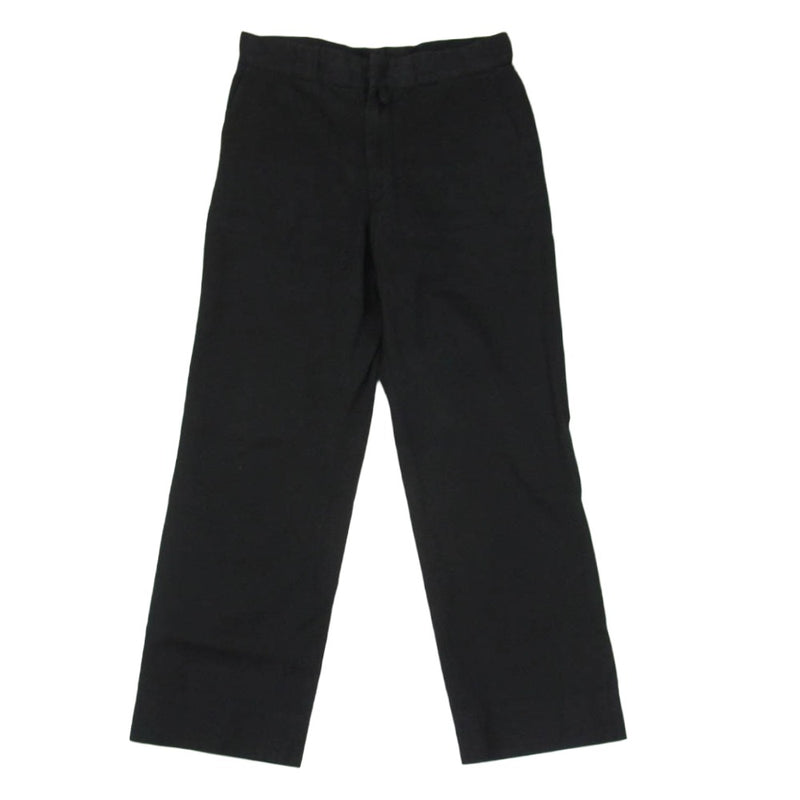 COMOLI コモリ 23SS X01-03014 COTTON GABARDINE WORK PANTS コットン ギャバ ワーク パンツ ブラック系 2【中古】
