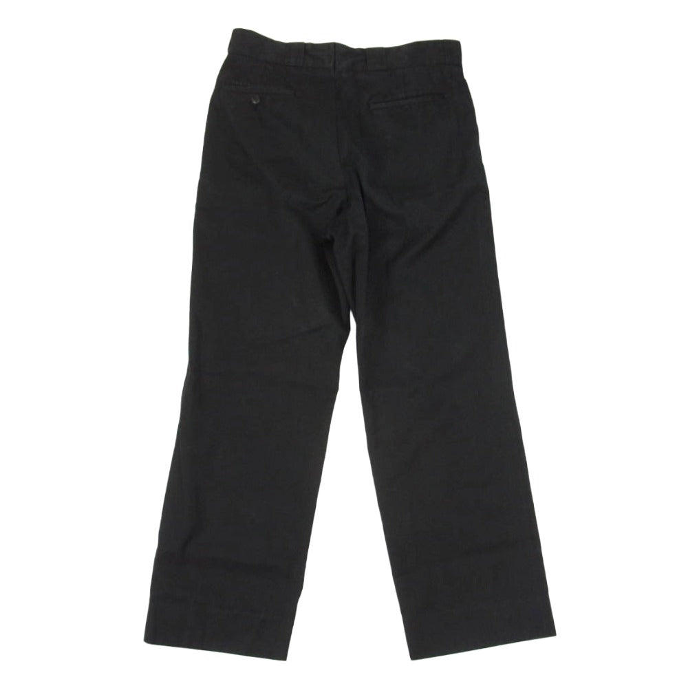 COMOLI コモリ 23SS X01-03014 COTTON GABARDINE WORK PANTS コットン ギャバ ワーク パンツ ブラック系 2【中古】