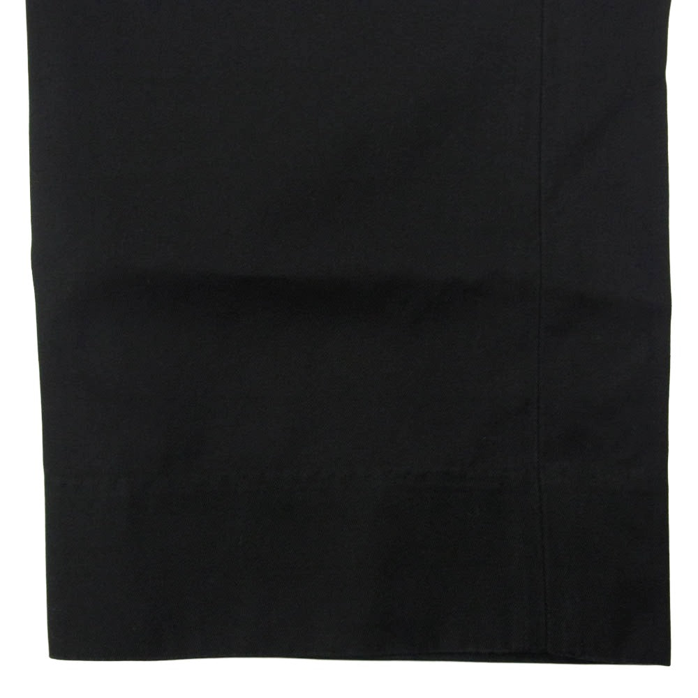 COMOLI コモリ 23SS X01-03014 COTTON GABARDINE WORK PANTS コットン ギャバ ワーク パンツ ブラック系 2【中古】