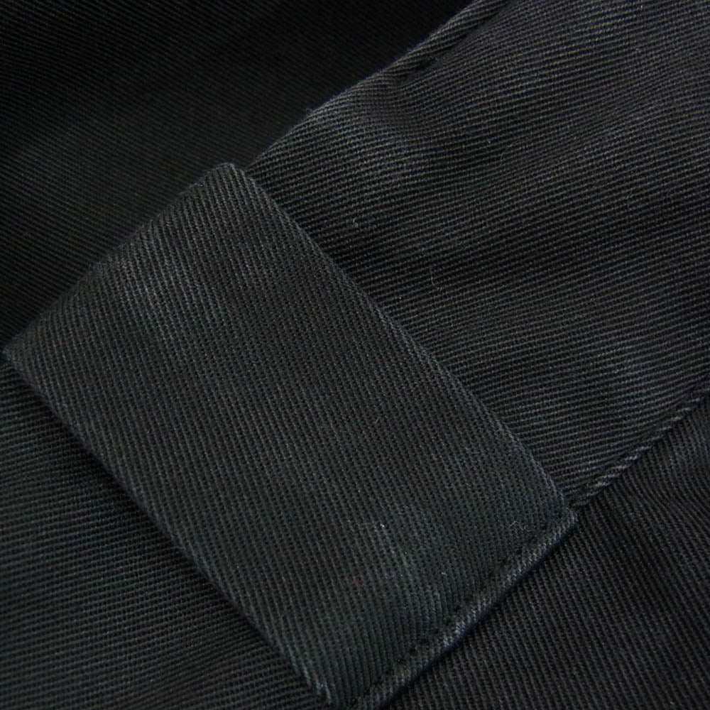 COMOLI コモリ 23SS X01-03014 COTTON GABARDINE WORK PANTS コットン ギャバ ワーク パンツ ブラック系 2【中古】