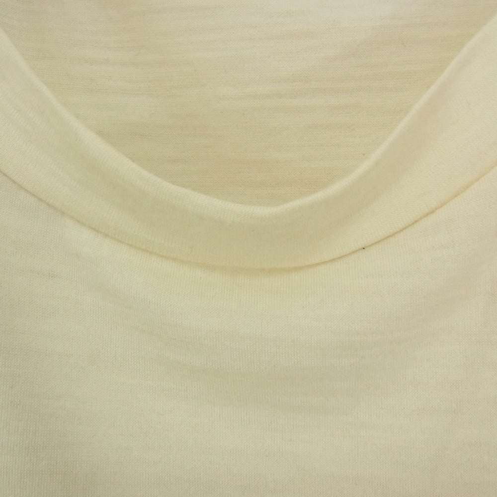 COMOLI コモリ 24SS Z01-05023 サマー ウール 半袖 Tシャツ オフホワイト系【中古】