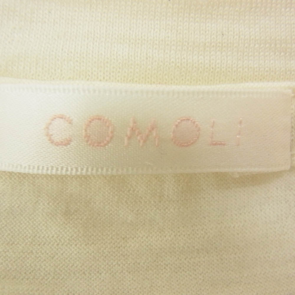 COMOLI コモリ 24SS Z01-05023 サマー ウール 半袖 Tシャツ オフホワイト系【中古】