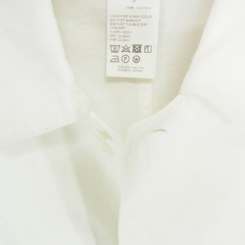 COMOLI コモリ 22SS V01-01022 1938 コットン カバーオール ジャケット ホワイト系 3【中古】