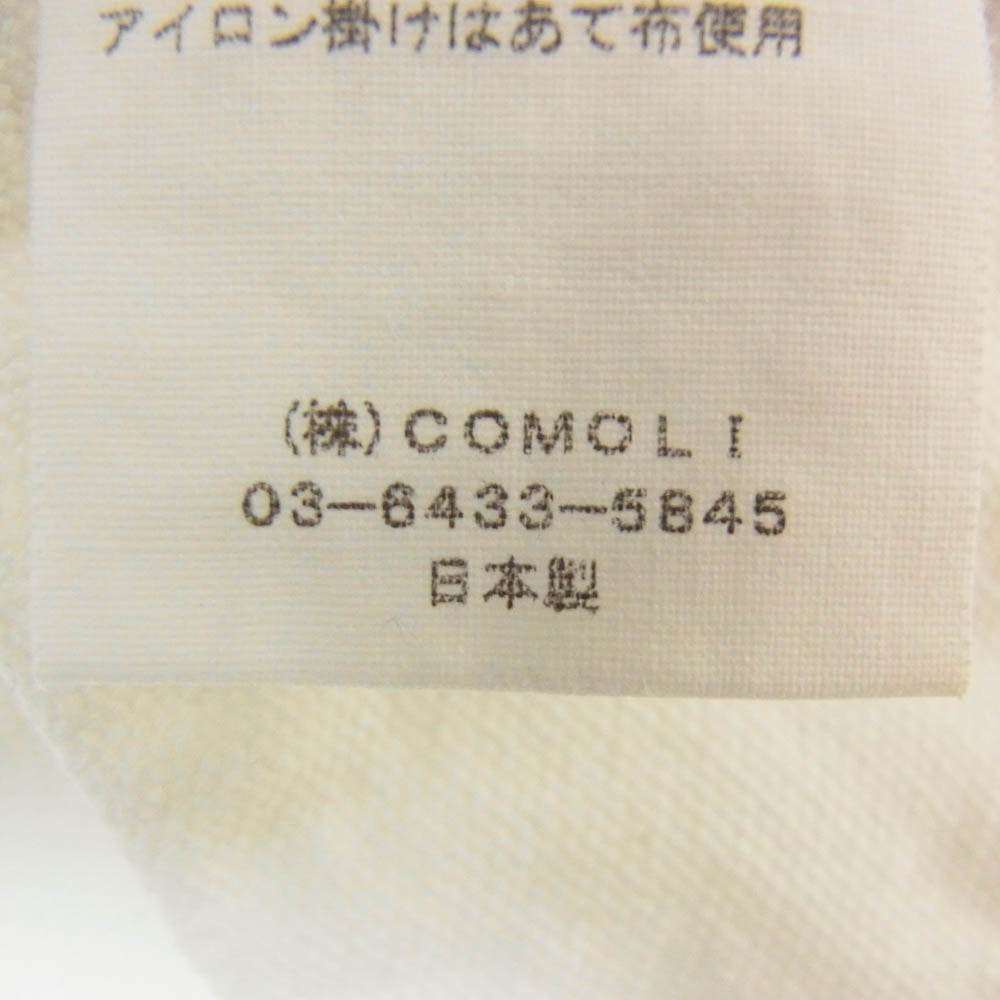 COMOLI コモリ 22SS V01-01022 1938 コットン カバーオール ジャケット ホワイト系 3【中古】
