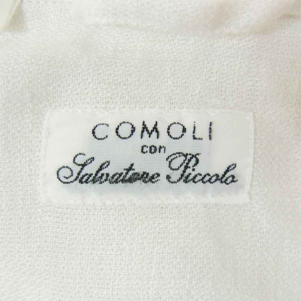 COMOLI コモリ 20SS R01-01001 × Salvatore Piccolo サルバトーレ ピッコロ リネン テーラード ジャケット ホワイト系 46【中古】