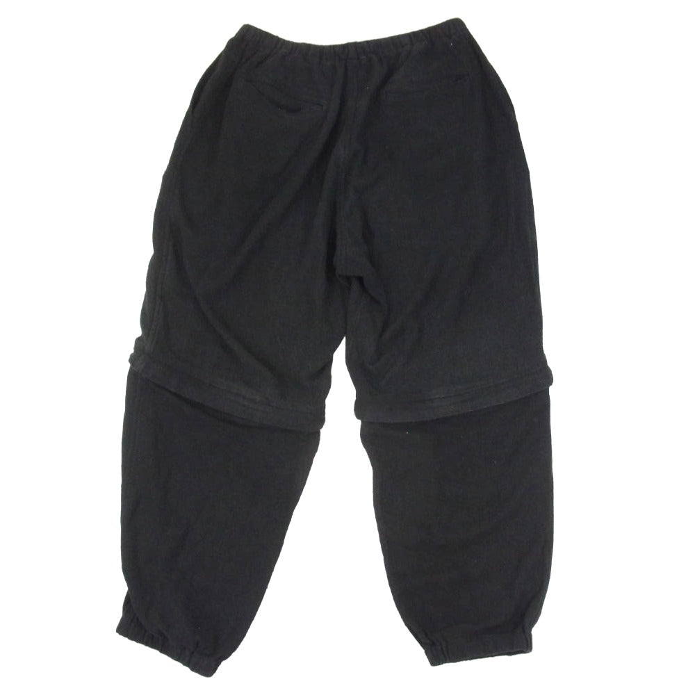 COMOLI コモリ 23SS X01-03024 シルクネップ ビエラ コンバーティブル パンツ ブラック系 1【中古】