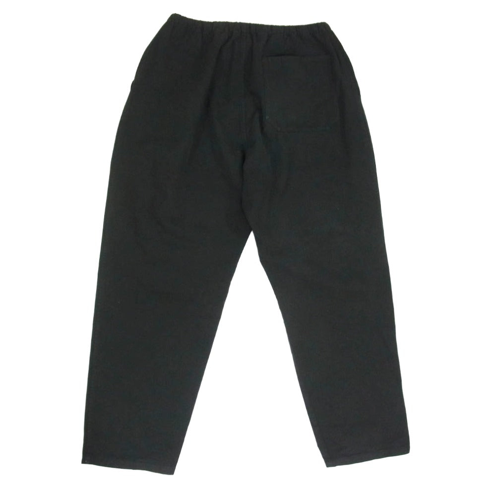 COMOLI コモリ 23AW Y03-03005 コットン 製品染め ドローストリングパンツ イージー ワイド パンツ ブラック系 1【中古】
