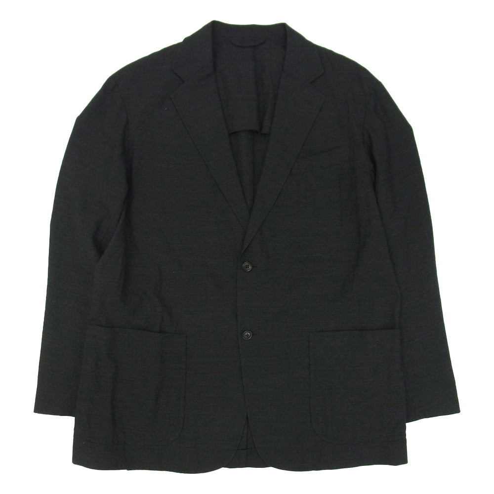 COMOLI コモリ 21SS T01-01001 ウール 2B テーラード ジャケット ダークグレー系 3【中古】