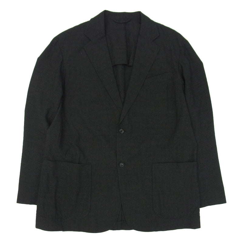 COMOLI コモリ 21SS T01-01001 ウール 2B テーラード ジャケット ダークグレー系 3【中古】